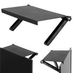 Casa si Gradina - Mobilier - Biblioteci si rafturi - Rafturi - Raft pentru televizoare si monitoare, Springos, reglabil, universal, negru - Infinity.ro