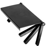 Casa si Gradina - Mobilier - Biblioteci si rafturi - Rafturi - Raft pentru televizoare si monitoare, Springos, reglabil, universal, negru - Infinity.ro