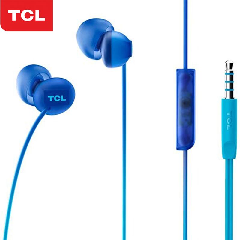 TV, Audio-Video si Foto - Portabile audio - Casti audio - Casti cu fir in-ear TCL SOCL300BL-EU, Ocean Blue, 3 marimi L, S, M - Infinity.ro
