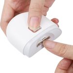Ingrijire personala si Cosmetice - Aparate & accesorii ingrijire personala - Aparate cosmetice - Aparate pentru manichiura-pedichiura - Unghiera electrica profesionala Trendmark, 2 viteze, Portabila, incarcare USB C, Alb - Infinity.ro