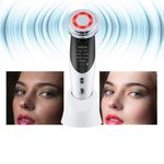 Ingrijire personala si Cosmetice - Aparate & accesorii ingrijire personala - Aparate cosmetice - Aparate intretinere si ingrijire corporala - Aparat premium pentru tratament facial si intinerirea pielii 5 in 1, LED,  Lifting, Anti Rid, vibratii EMS, Microcurent, Masaj facial, Alb - Infinity.ro