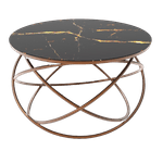 Casa si Gradina - Mobilier - Mese si birouri - Masute de cafea - Masuta cafea galaxy black glass P1371 ArteLemn 75 x 75 x 45 cm - Infinity.ro