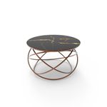 Casa si Gradina - Mobilier - Mese si birouri - Masute de cafea - Masuta cafea galaxy black glass P1371 ArteLemn 75 x 75 x 45 cm - Infinity.ro