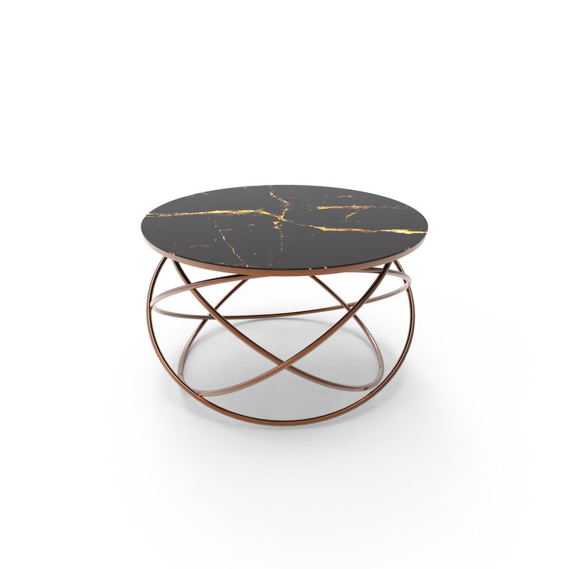 Casa si Gradina - Mobilier - Mese si birouri - Masute de cafea - Masuta cafea galaxy black glass P1371 ArteLemn 75 x 75 x 45 cm - Infinity.ro