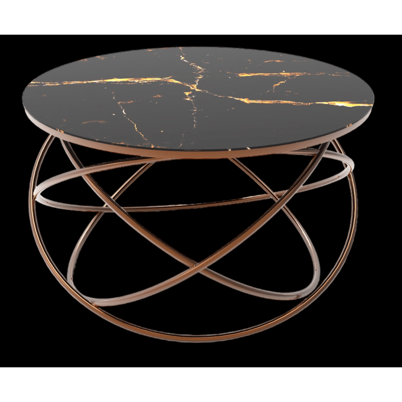 Casa si Gradina - Mobilier - Mese si birouri - Masute de cafea - Masuta cafea galaxy black glass P1371 ArteLemn 75 x 75 x 45 cm - Infinity.ro