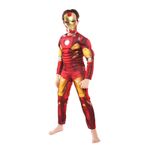 Jucarii, Copii si Bebe - Jucarii si jocuri - Jucarii de rol - Masti si costume copii - Costum cu muschi Iron Man pentru baiat 120-130 cm 5-7 ani - Infinity.ro