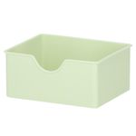 Fashion, accesorii si bijuterii - Femei - Bijuterii femei - Cutii bijuterii - Organizator pentru cosmetice, bijuterii si ceasuri, 6 compartimente si 1 sertar, crem/verde - Infinity.ro