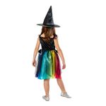 Jucarii, Copii si Bebe - Jucarii si jocuri - Jucarii de rol - Masti si costume copii - Costum Barbie vrajitoare pentru fete 7-8 ani 122-128 cm - Infinity.ro