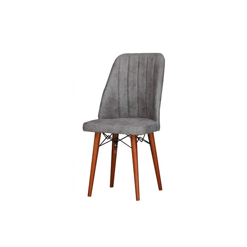 Casa si Gradina/Mobilier/Scaune si fotolii/Scaune - Scaune set 4 golden gri, picioare lemn, tapitat, stofa, 46 x 52 x 92 cm, ArteLemn - Infinity.ro
