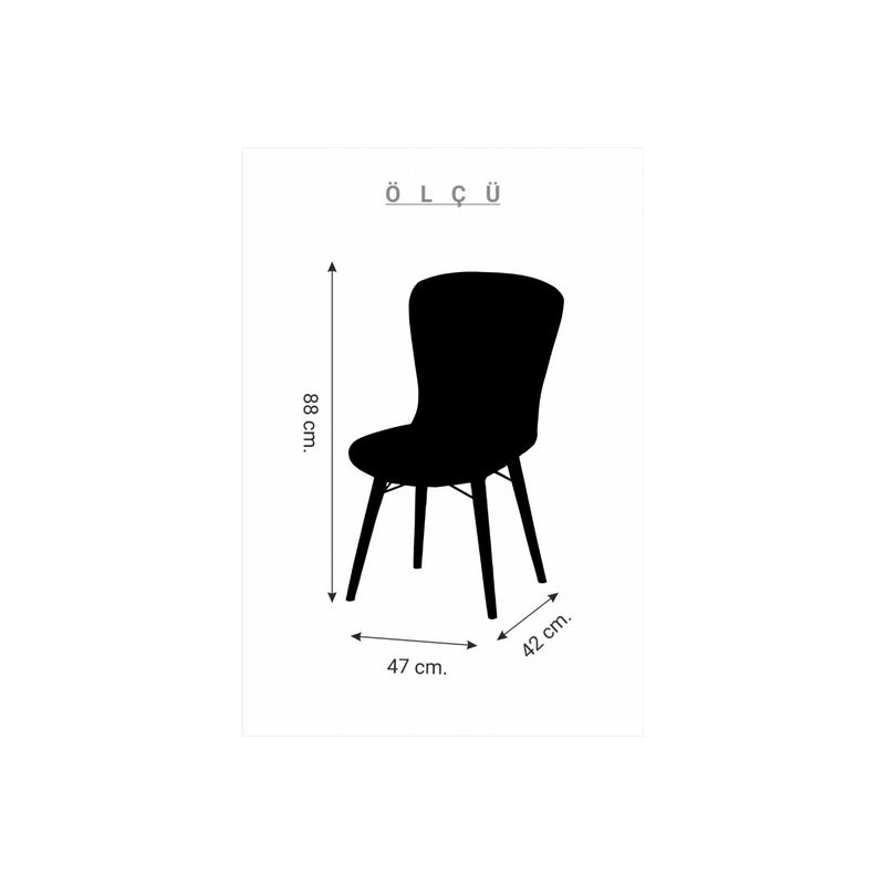 Casa si Gradina/Mobilier/Scaune si fotolii/Scaune - Scaune set 4 happy life gri, picioare lemn, tapitat, stofa, 47 x 42 x 88 cm, ArteLemn - Infinity.ro