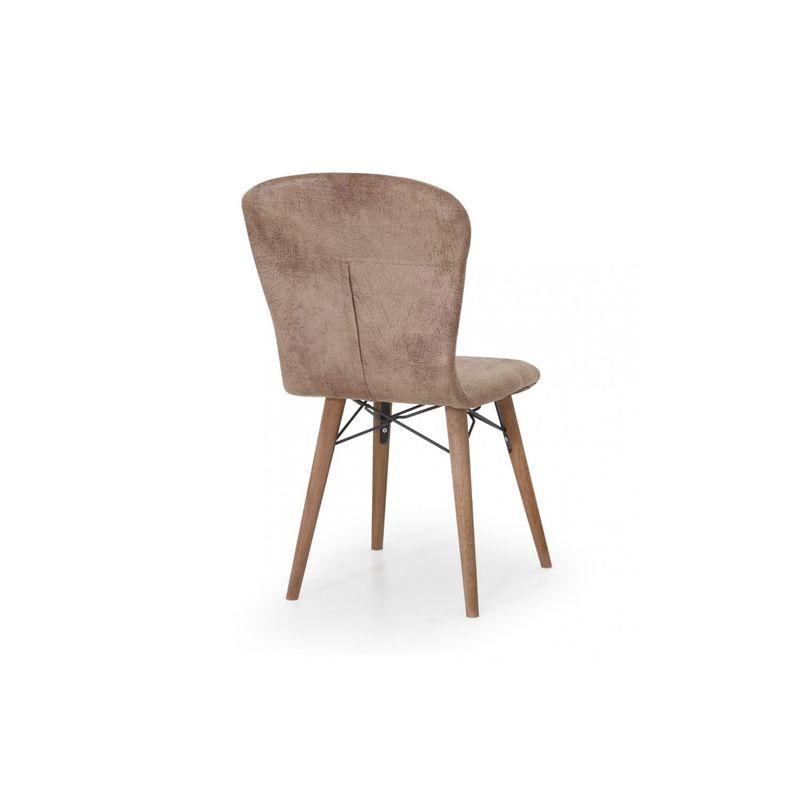 Casa si Gradina - Mobilier - Scaune si fotolii - Scaune - Scaune set 4 happy life albastru, picioare lemn, tapitat, stofa, 47 x 42 x 88 cm, ArteLemn - Infinity.ro