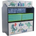 Casa si Gradina - Mobilier - Dulapuri si sifoniere - Dulapuri - Dulap depozitare jucarii Dinozauri U-Grow UMDU05-DN, Verde - Infinity.ro
