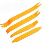 Auto si Moto - Reparatii si depanare - Scule auto - Scule si truse auto - Set 4 piese demontare tapiterie sau elemente de interior auto, plastic, portocaliu - Infinity.ro