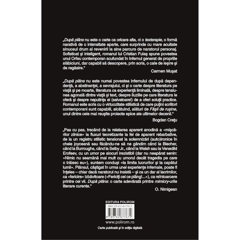 Carti si Birotica - Carti - Fictiune - Dupa plans - Cristian Fulas, ed. 2019 - Infinity.ro