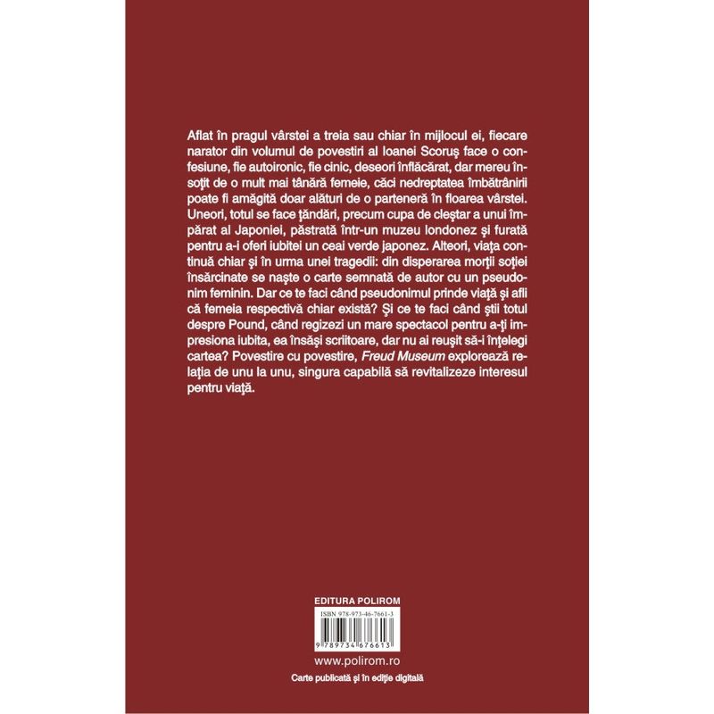 Carti si Birotica - Carti - Fictiune - Freud Museum, Ioana Scorus - Infinity.ro