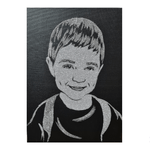 Casa si Gradina - Decoratiuni - Tablouri - Tablou personalizat cu sclipici argintiu, handmade, 50x70 cm - Infinity.ro