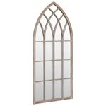 Casa si Gradina - Gradina si terasa - Decoratiuni exterior - Ornamente gradina - Oglinda de gradina, nisipiu, 70 x 30 cm, fier, uz exterior - Infinity.ro