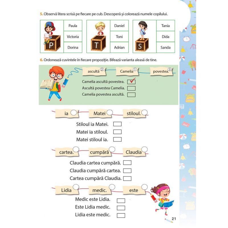 Carti si Birotica - Carti - Manuale si auxiliare scolare - Culegeri auxiliare - Recapitulare prin joc. CLR + MEM - Clasa pregatitoare, Celina Iordache - Infinity.ro