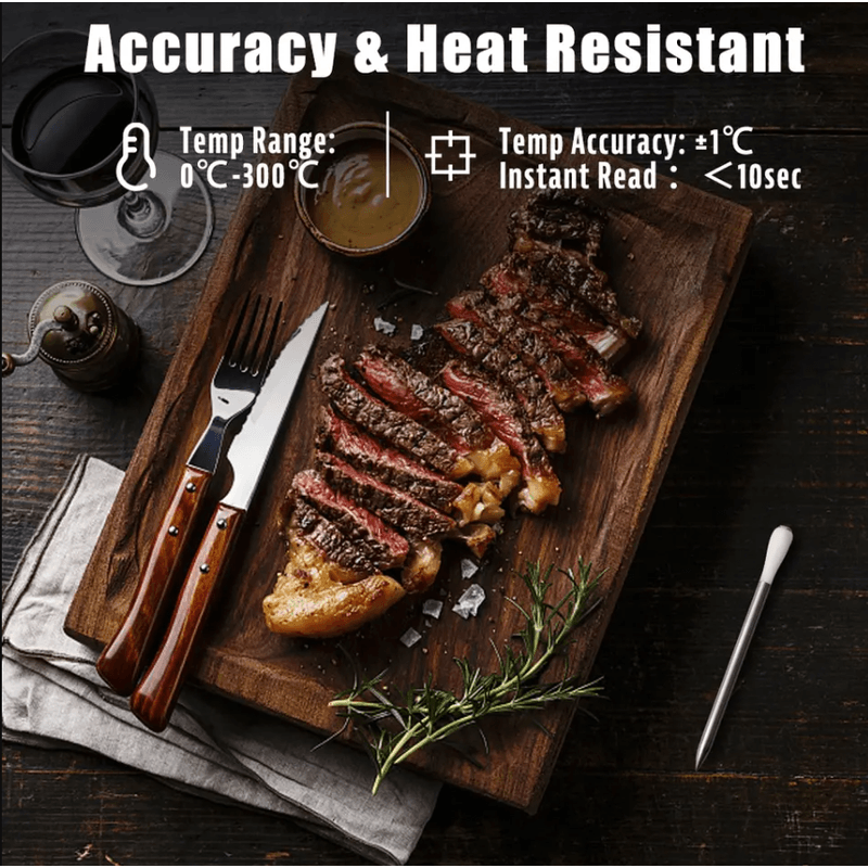 Casa si Gradina - Bucatarie si vesela - Ustensile bucatarie - Ustensile de masurat de bucatarie - Termometru bucatarie pentru gatit, bluetooth ,folosit in cuptor, gratar, carne, reincarcabil - Infinity.ro