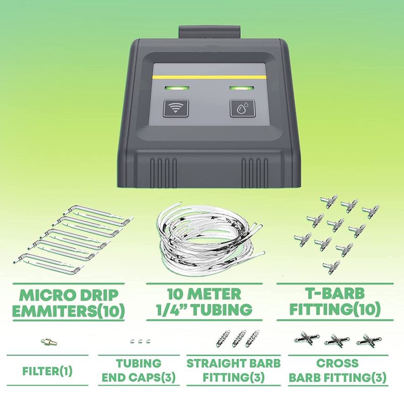 Casa si Gradina/Gradinarit si plante/Instalatii si accesorii pentru irigatii/Aparate pentru stropit gradina - Set aparat de irigat, automat, prin picurare ,inteligent,  programabil prin aplicatia telefonului dar si manual - Infinity.ro