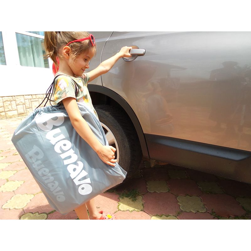 Jucarii, Copii si Bebe - Jucarii si jocuri - Jucarii & jocuri educative - Jocuri si jucarii educative - Organizator pentru copii tip masa, cu centura, diverse buzunare si suporturi, gri - Infinity.ro