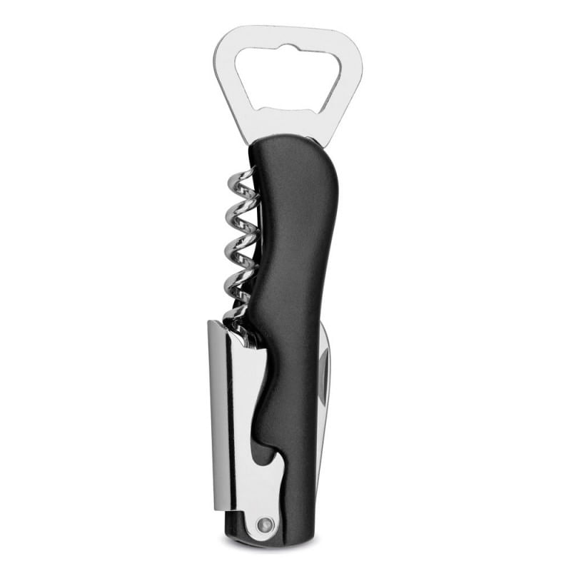 Casa si Gradina - Bucatarie si vesela - Accesorii bar - Tirbusoane si dopuri - Tirbuson, cutit somelier, desfacator sticle, multifunctional din otel inoxidabil, 136 x 40 x 20 mm - Infinity.ro