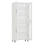 Casa si Gradina - Mobilier - Dulapuri si sifoniere - Dulapuri - Dulap inalt, alb, 69,5 x 34 x 180 cm, lemn compozit - Infinity.ro