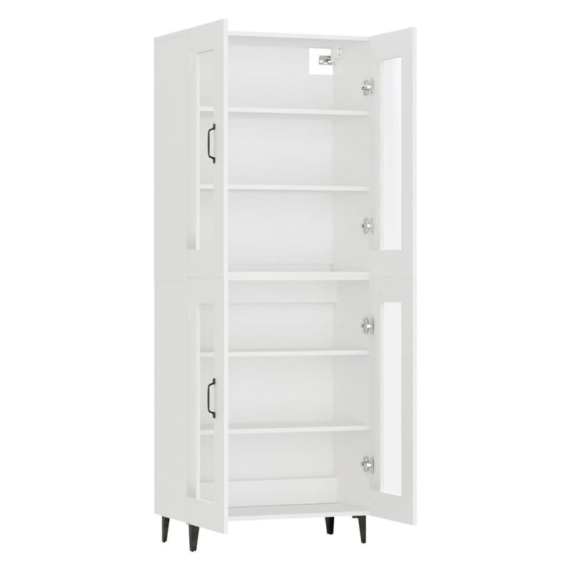 Casa si Gradina - Mobilier - Dulapuri si sifoniere - Dulapuri - Dulap inalt, alb, 69,5 x 34 x 180 cm, lemn compozit - Infinity.ro