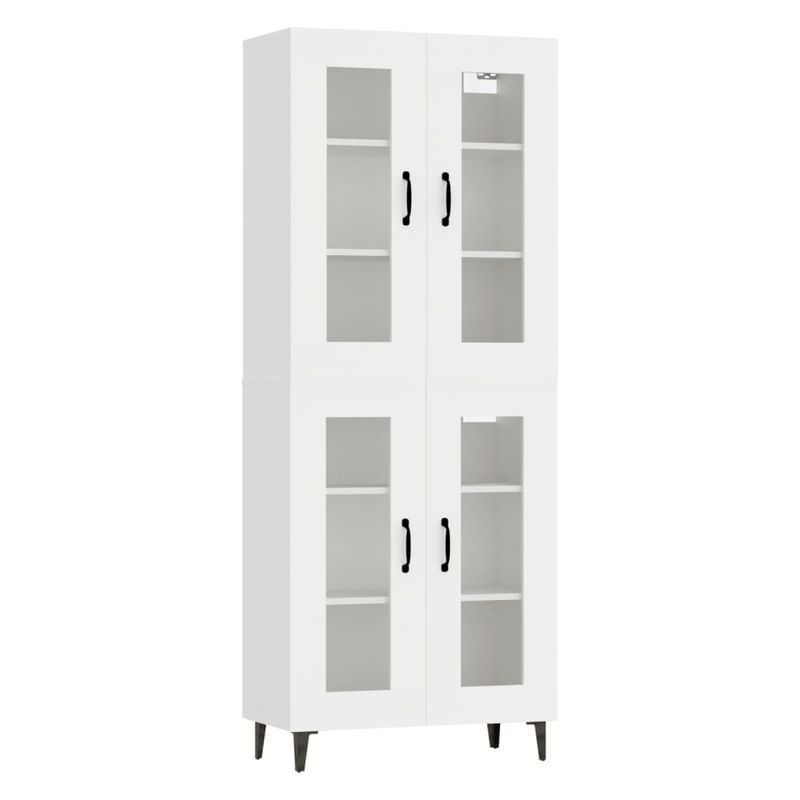 Casa si Gradina - Mobilier - Dulapuri si sifoniere - Dulapuri - Dulap inalt, alb, 69,5 x 34 x 180 cm, lemn compozit - Infinity.ro