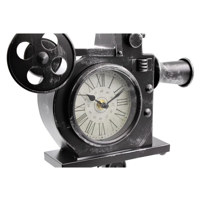 Casa si Gradina - Decoratiuni - Ceasuri - Ceas metalic retro camera video cu trepied - Infinity.ro