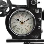 Casa si Gradina - Decoratiuni - Ceasuri - Ceas metalic retro camera video cu trepied - Infinity.ro