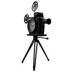 Casa si Gradina - Decoratiuni - Ceasuri - Ceas metalic retro camera video cu trepied - Infinity.ro