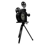 Casa si Gradina - Decoratiuni - Ceasuri - Ceas metalic retro camera video cu trepied - Infinity.ro