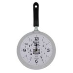 Casa si Gradina - Decoratiuni - Ceasuri - Ceas perete tigaie alba Coffee menu - Infinity.ro