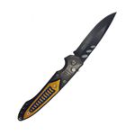 Sport si Outdoor - Camping - Cutite, bricege si accesorii - Cutite si bricege - Cutit briceag automat cu buton, Dalimag, 21 cm, auriu, cutie - Infinity.ro