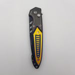 Sport si Outdoor - Camping - Cutite, bricege si accesorii - Cutite si bricege - Cutit briceag automat cu buton, Dalimag, 21 cm, auriu, cutie - Infinity.ro