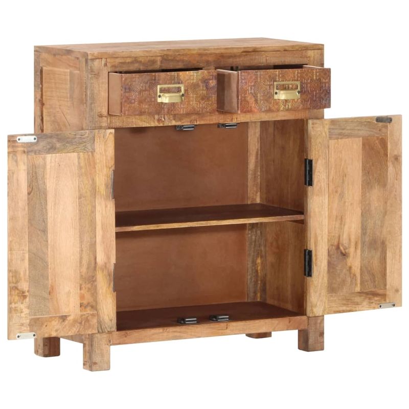 Casa si Gradina - Mobilier - Comode si corpuri - Comode - Servanta, 65 x 30 x 75 cm, lemn masiv de mango nefinisat - Infinity.ro