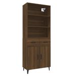 Casa si Gradina - Mobilier - Dulapuri si sifoniere - Dulapuri - Dulap inalt, stejar maro, lemn compozit - Infinity.ro