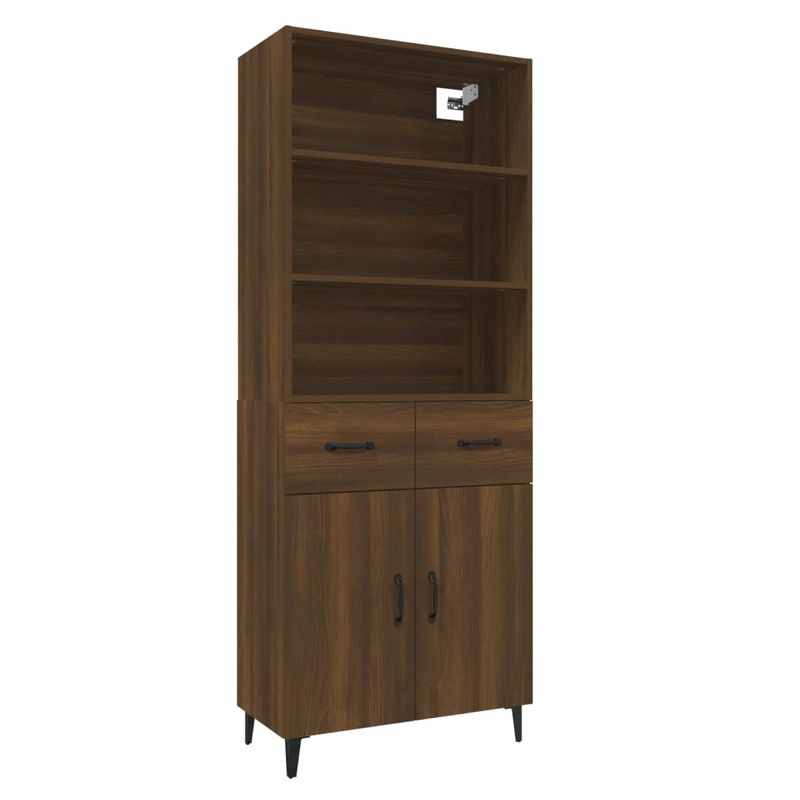 Casa si Gradina - Mobilier - Dulapuri si sifoniere - Dulapuri - Dulap inalt, stejar maro, lemn compozit - Infinity.ro