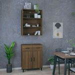Casa si Gradina - Mobilier - Dulapuri si sifoniere - Dulapuri - Dulap inalt, stejar maro, lemn compozit - Infinity.ro
