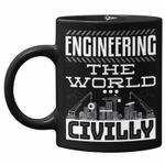 Casa si Gradina - Bucatarie si vesela - Cani si pahare - Cani si cesti - Cana neagra, Engineering, Priti Global, The world civilly, 330 ml - Infinity.ro