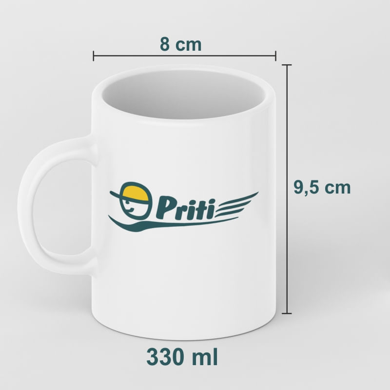 Casa si Gradina/Bucatarie si vesela/Cani si pahare/Cani si cesti - Cana Tik tok, cheia sol, Priti Global, 330 ml - Infinity.ro