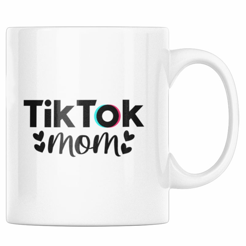 Casa si Gradina - Bucatarie si vesela - Cani si pahare - Cani si cesti - Cana TikTok mom love, Priti Global, 330 ml - Infinity.ro