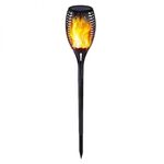 Casa si Gradina - Corpuri si surse de iluminat - Iluminat exterior - Lampi solare - Lampa solara, tip torta, cu efect flacara pentru curte si gradina - Infinity.ro