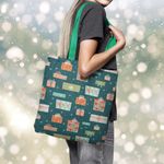 Fashion, accesorii si bijuterii - Femei - Accesorii femei - Genti si rucsacuri femei - Geanta Handmade Tote Basic, Cadouri pregatite pentru Craciun, Multicolor, 43x37 cm - Infinity.ro