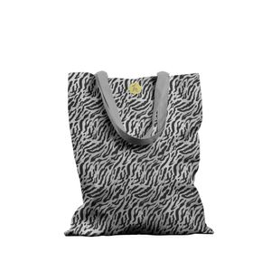 Geanta Handmade Tote Basic, Mulewear, Animal Print Antarctica, Multicolor, 43x37 cm, model 1
