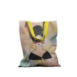 Fashion, accesorii si bijuterii - Femei - Accesorii femei - Genti si rucsacuri femei - Geanta Handmade Tote Basic, Fata imbujorata, Multicolor, 43x37 cm - Infinity.ro