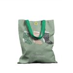 Fashion, accesorii si bijuterii - Femei - Accesorii femei - Genti si rucsacuri femei - Geanta Handmade Tote Basic, Merry Christmas Sosete de Craciun, Multicolor, 43x37 cm - Infinity.ro