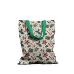 Fashion, accesorii si bijuterii - Femei - Accesorii femei - Genti si rucsacuri femei - Geanta Handmade Tote Basic, Decoratiuni pentru Craciun, Multicolor, 43x37 cm - Infinity.ro