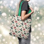 Fashion, accesorii si bijuterii - Femei - Accesorii femei - Genti si rucsacuri femei - Geanta Handmade Tote Basic, Decoratiuni pentru Craciun, Multicolor, 43x37 cm - Infinity.ro